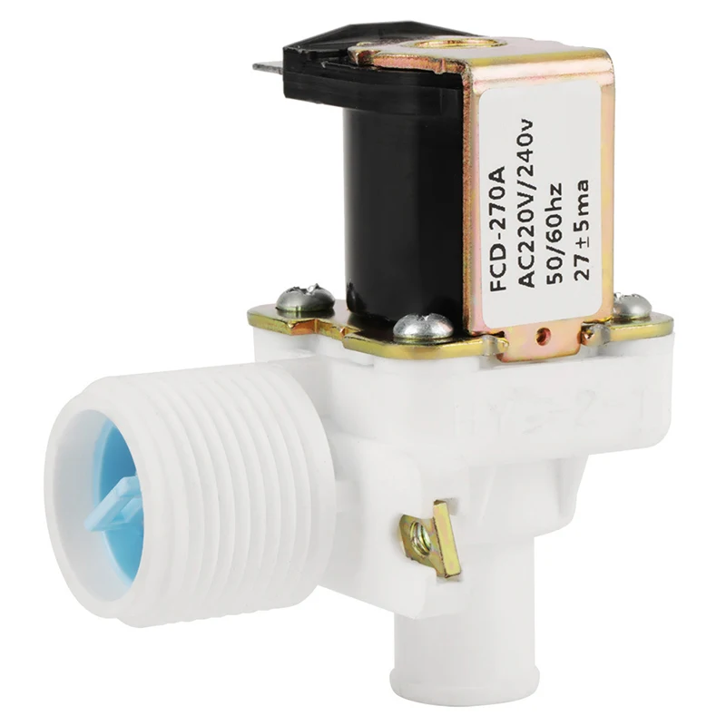 FCD270A Water Inlet Valve Assembly Water Solenoid Valve, 3/4
