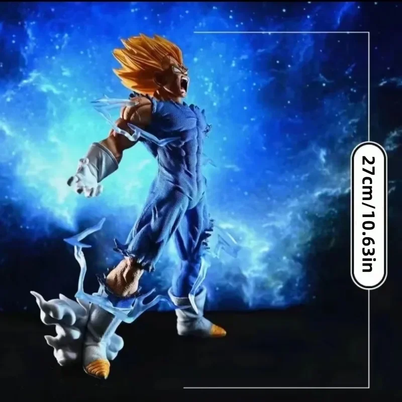 Dragon Ball Z GK Figura Coleção Modelo, Cabeça Removível, Vegeta Self-Destruct Action Model, Brinquedos Presentes