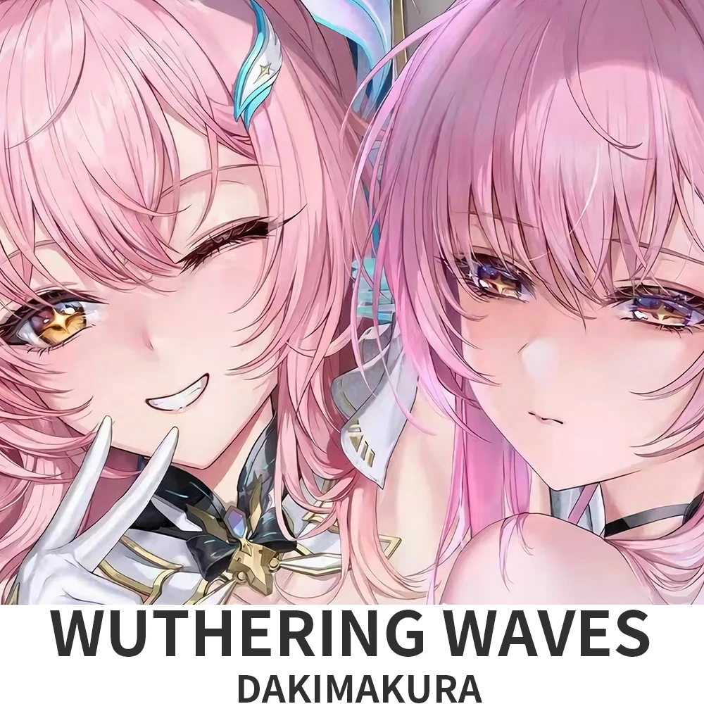 Dakimakura Hugging Body Pillow Case Anime Aemeath Wuthering Waves Cosplay Otaku Cushion Cover Bedding