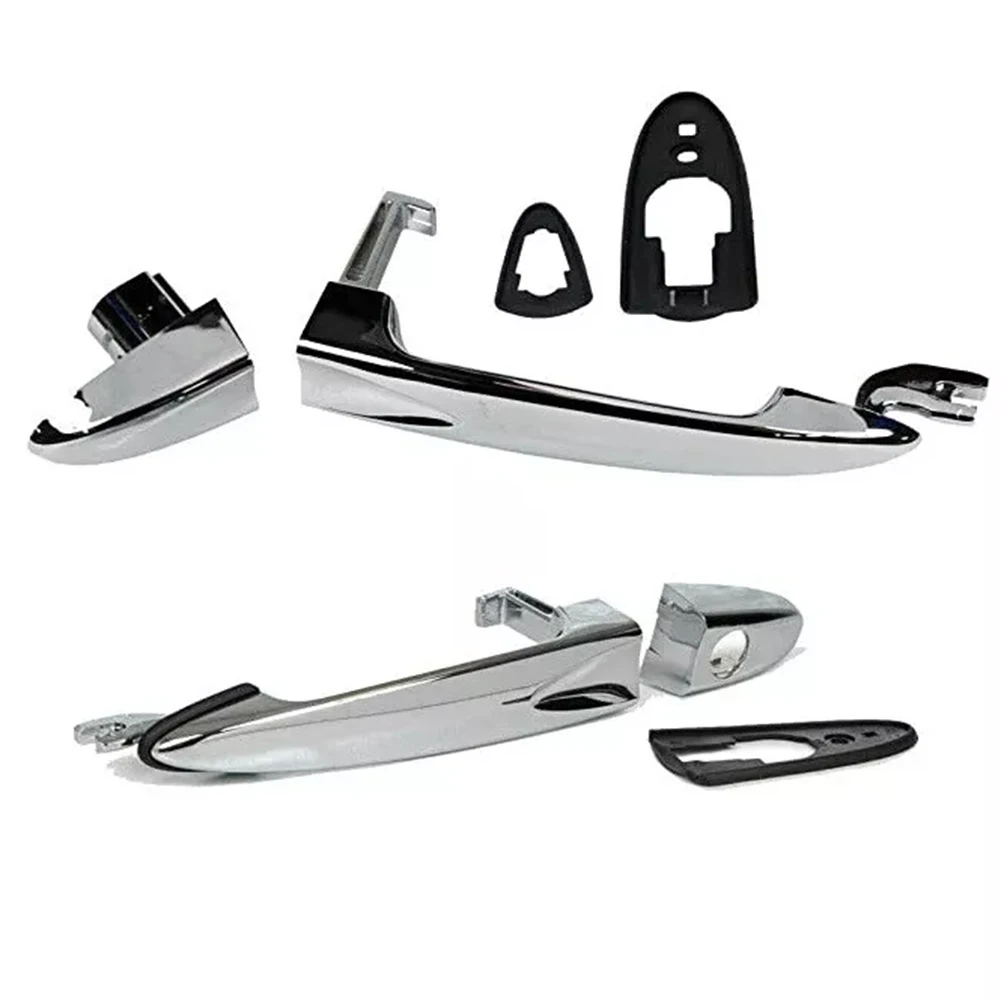 

For Astra J For Corsa E Car Door Handle External Door Handle Car Maintenance Silver ABS Material Anti-corrosion
