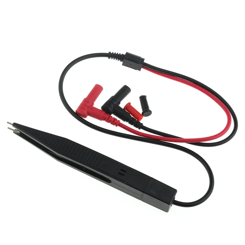 Puntali per Chip a coccodrillo componente LCR strumento di Test multimetro tester tester penna Test sonda pinzette per piombo per FLUKE per Vichy