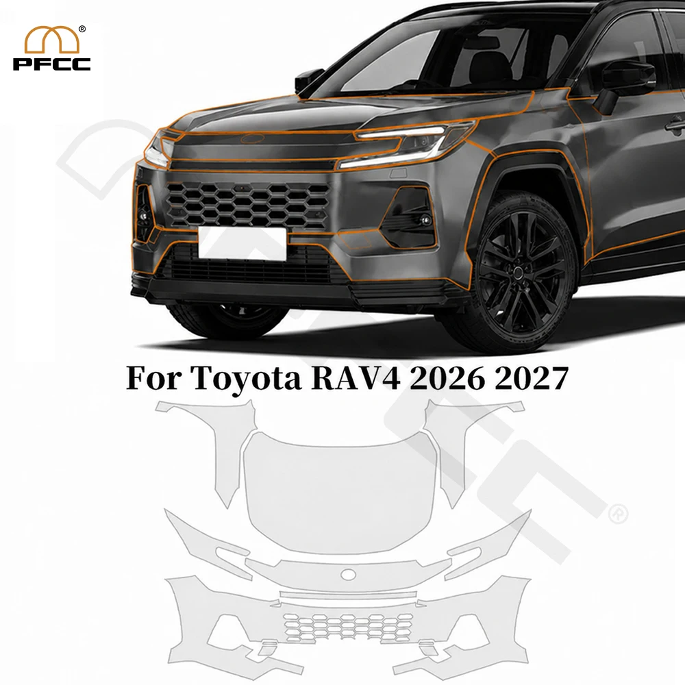 

Pre-cut TPU PPF For Toyota RAV4 2026 2027 Car Paint Protection Film Anti-scratch Clear Bra Resistant Repairable Invisible Cover