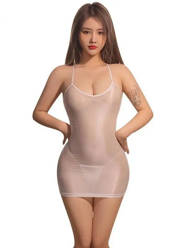 ชุดเดรสคลุมสะโพกสไตล์ใหม่สำหรับไนท์คลับ9DZS เซ็กซี่ผ้าบางสไตล์โรแมนติก