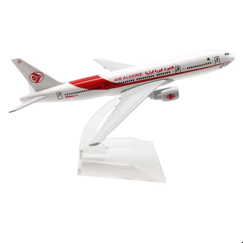 16cm Airlines Boeing B777 Airplanes Aircraft Plane Model Toys Metal Diecast