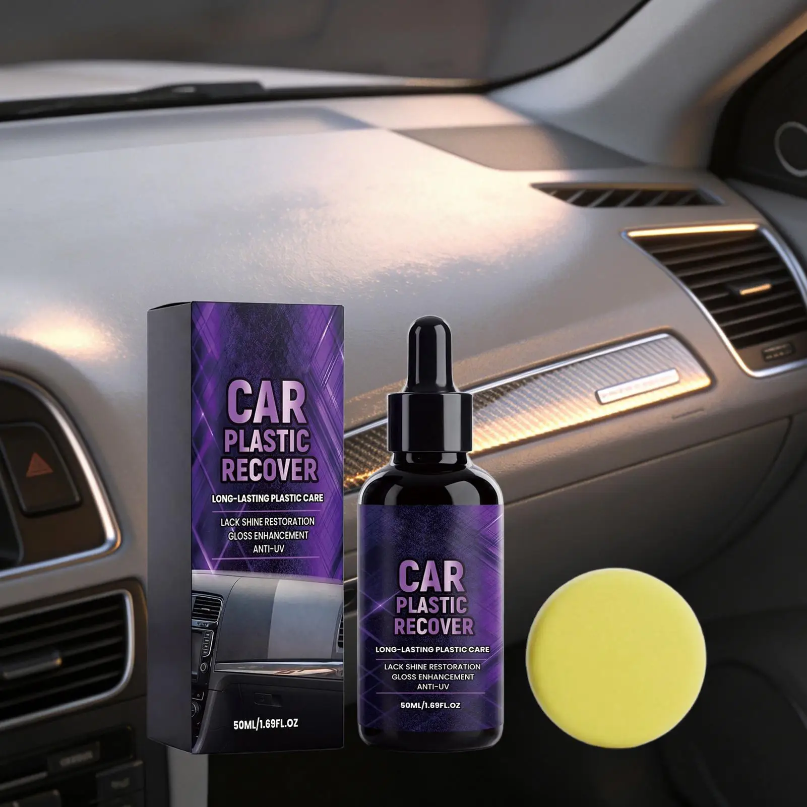Long Lasting Trim Restorer Agent,Deep Cleaning Formula,Practical Car Care Product For Exterior Detailing And Vehicle Maintenance