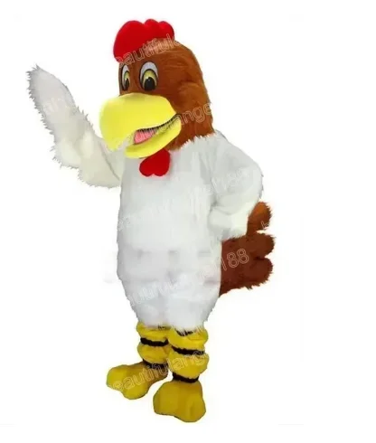 

New Adult Halloween Character Cute Chicken Cock Fancy Doll Christmas Dress Full Body Props Outfit Mascot Costume