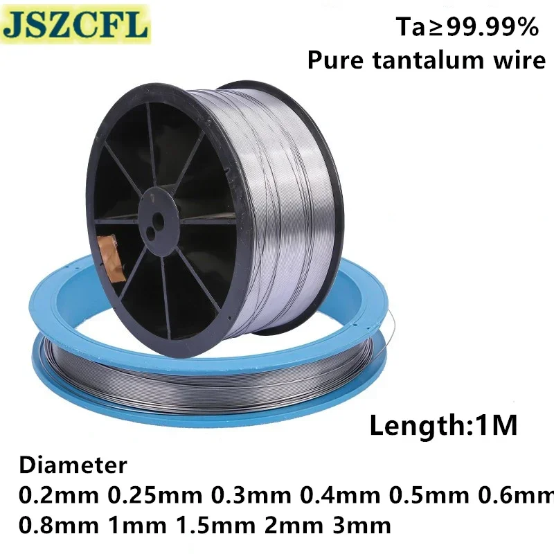 

High pure Ta≥99.99% tantalum wire Metal diameter 0.2/0.25/0.3/0.4/0.5/0.6/0.8/1/1.5/2/3MM Ta wire for scientific experiment 1M