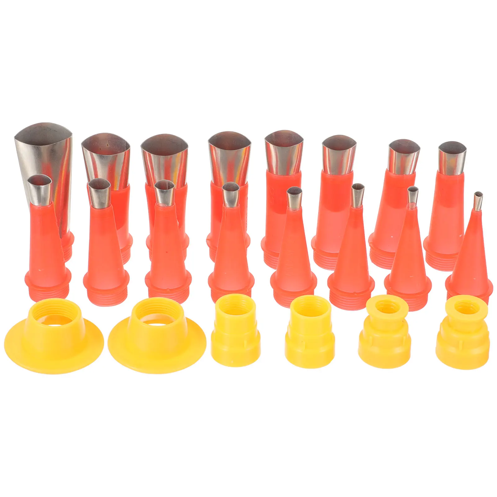 1 set 1 Set Caulking Nozzle Applicator Finishing Tool Kit Caulk Extension Tips Grout Sealer Leak Prevention Compatible Caulking