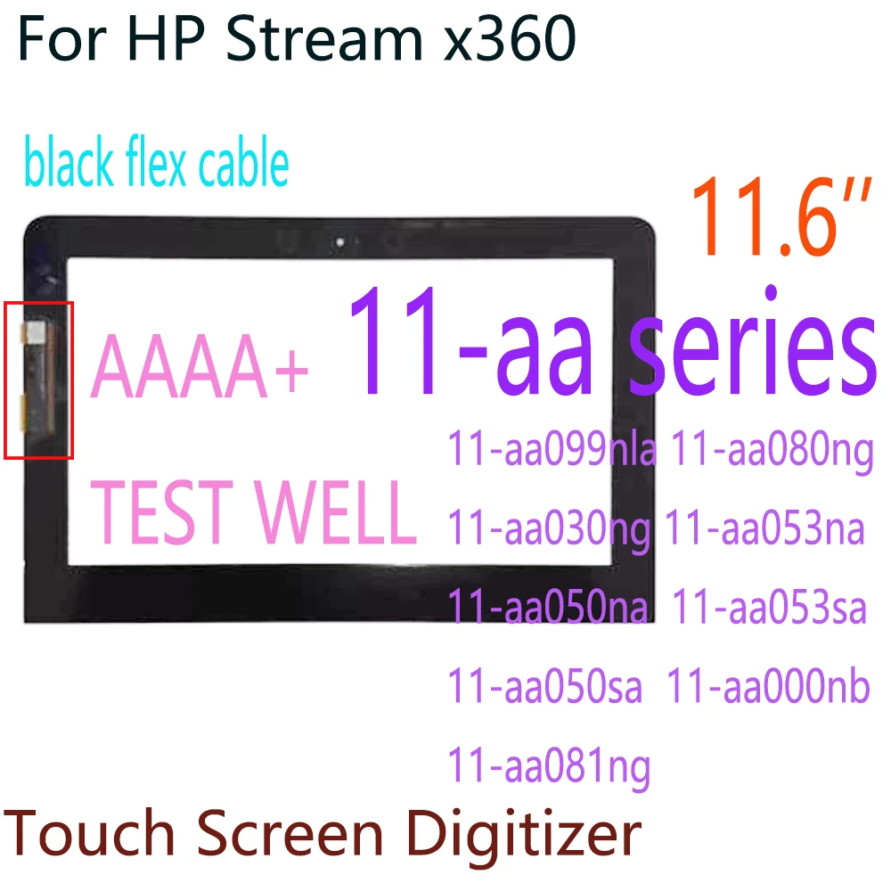 New 11.6'' Touch Screen Glass For HP Stream x360 11-aa series 11-aa099nla 11-aa080ng 11-aa030ng 11-aa053na 11-aa050na 11-aa053sa