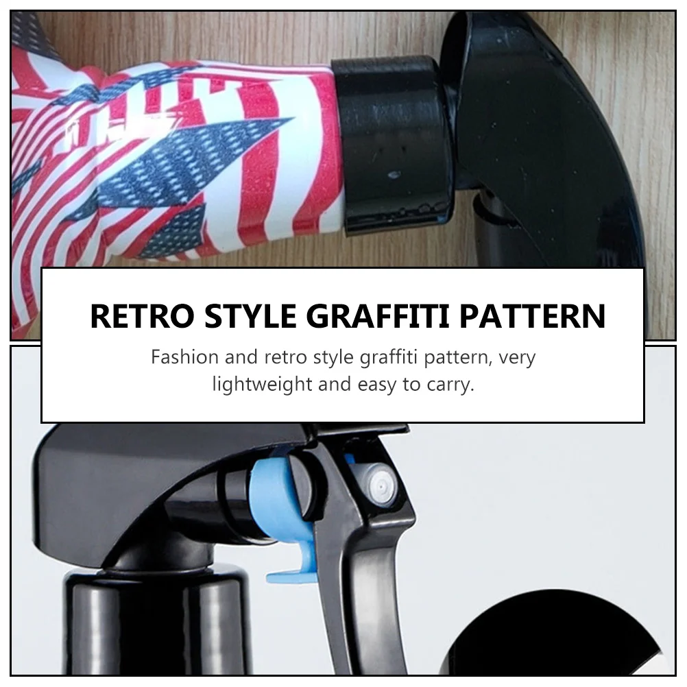 

1pc 500Ml Handheld Spray Bottle Leakproof Pressure Sprayer For Hair Salon Plant Watering Lightweight Plastic Bottle Retro