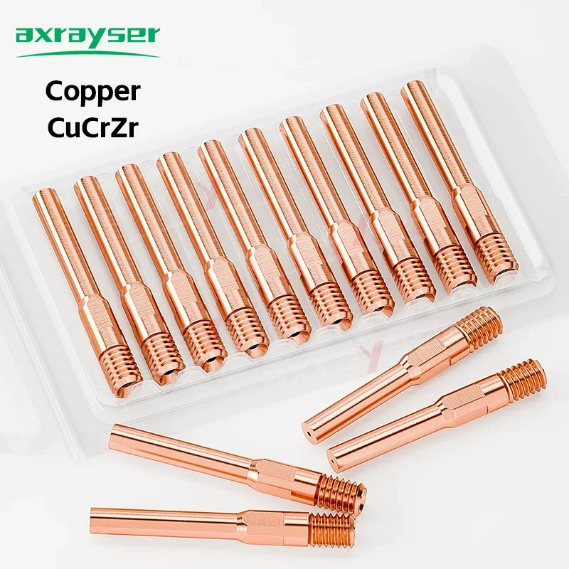 PANA OTC 350A MIG Consumalbe YT-35CS4 MIG Parts 350A Gas Nozzle MIG Contact Tips M6x45 Contact Tips for YD-400GT3 YD-350GR