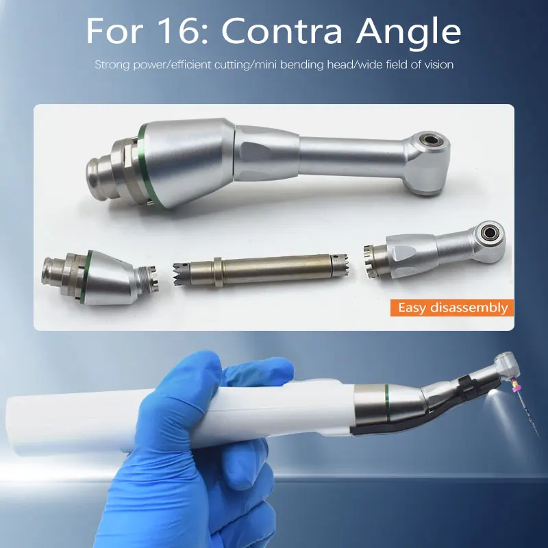 Dental Smart Endo Motor com LED, Endodontia Sem Fio, Programa 6, 9, Redução 16:1, Contra Ângulo, Instrumento Endomotor Dental