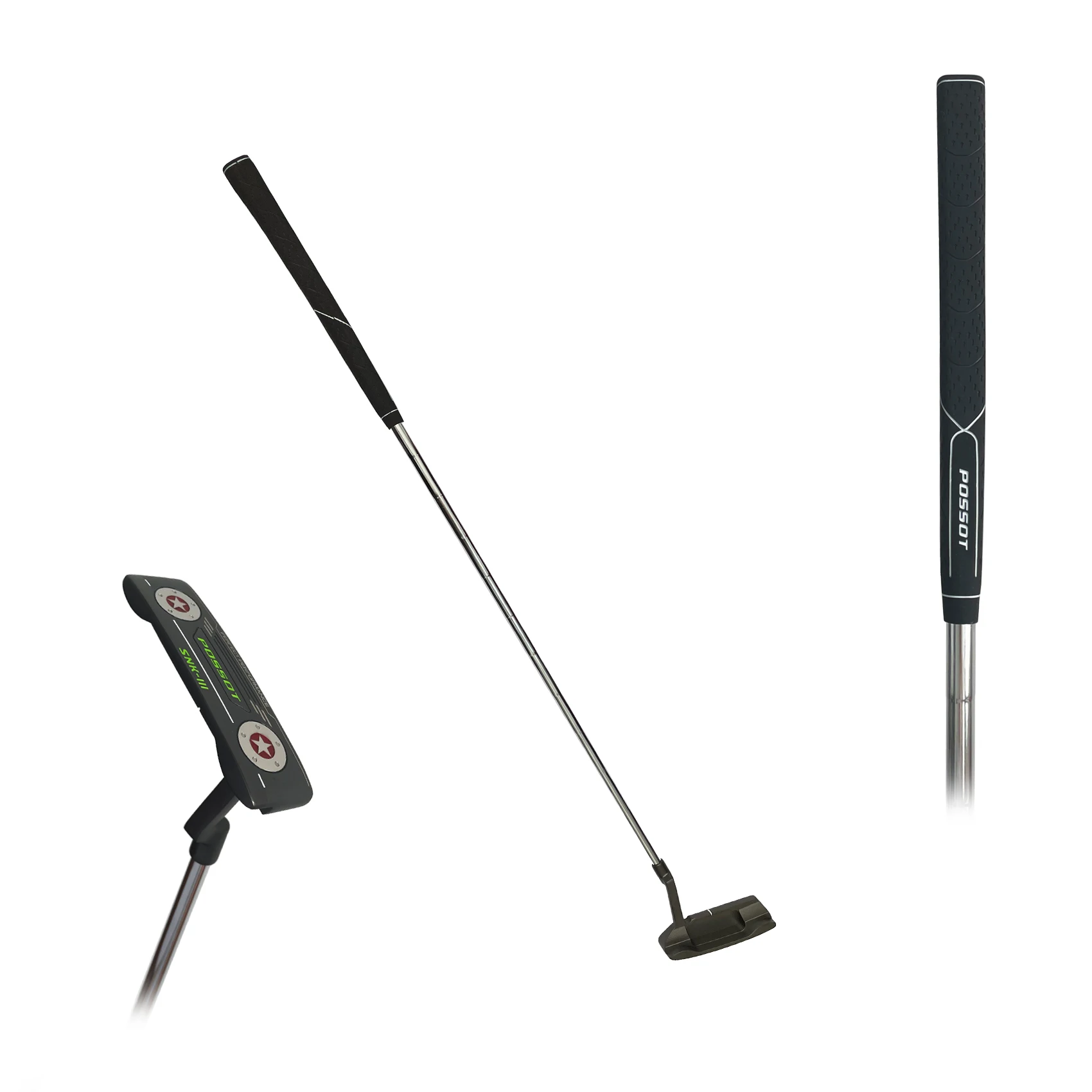 

Promotion Finished Product Plating Laser Golf Club Putter Deep Black Golf Clubs Set For Men