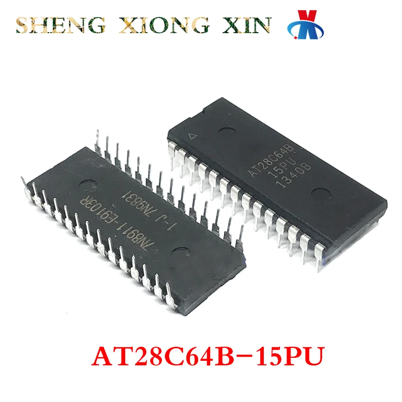 

5pcs/Lot 100% New AT28C64B-15PU DIP-28 Electrically Erasable Programmable Read-only Memory AT28C64B Integrated Circuit