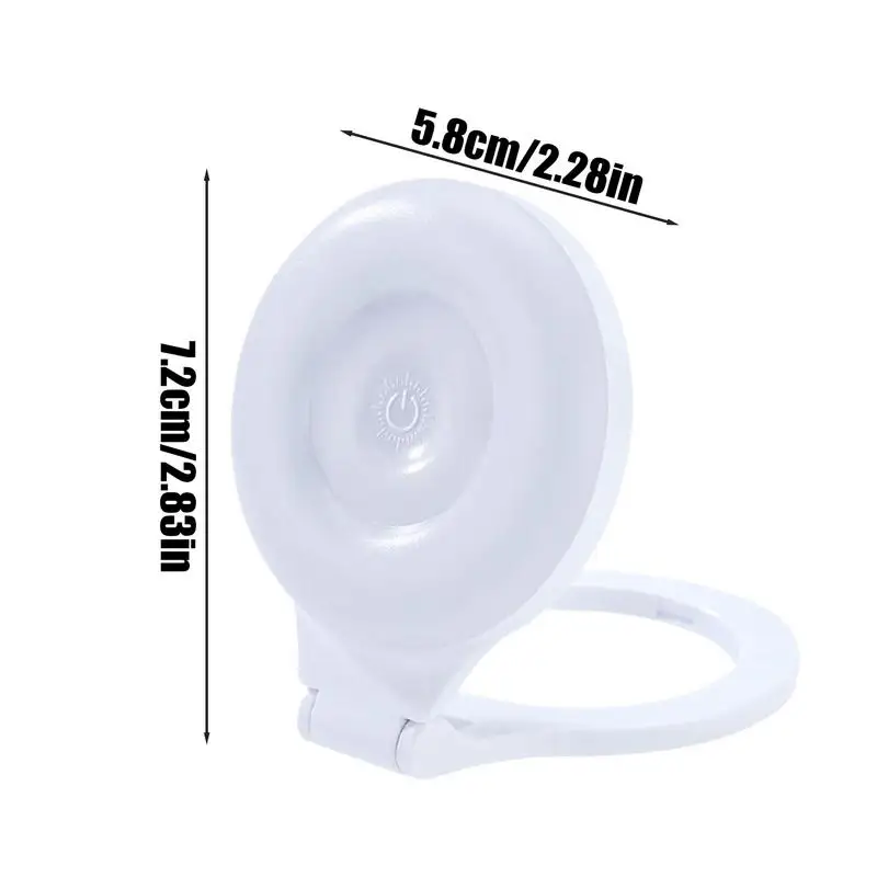 여행용 자기 셀카 라이트 멀티 앵글 필 램프 사진 통화용 휴대용 자기 셀카 라이트 화상 회의