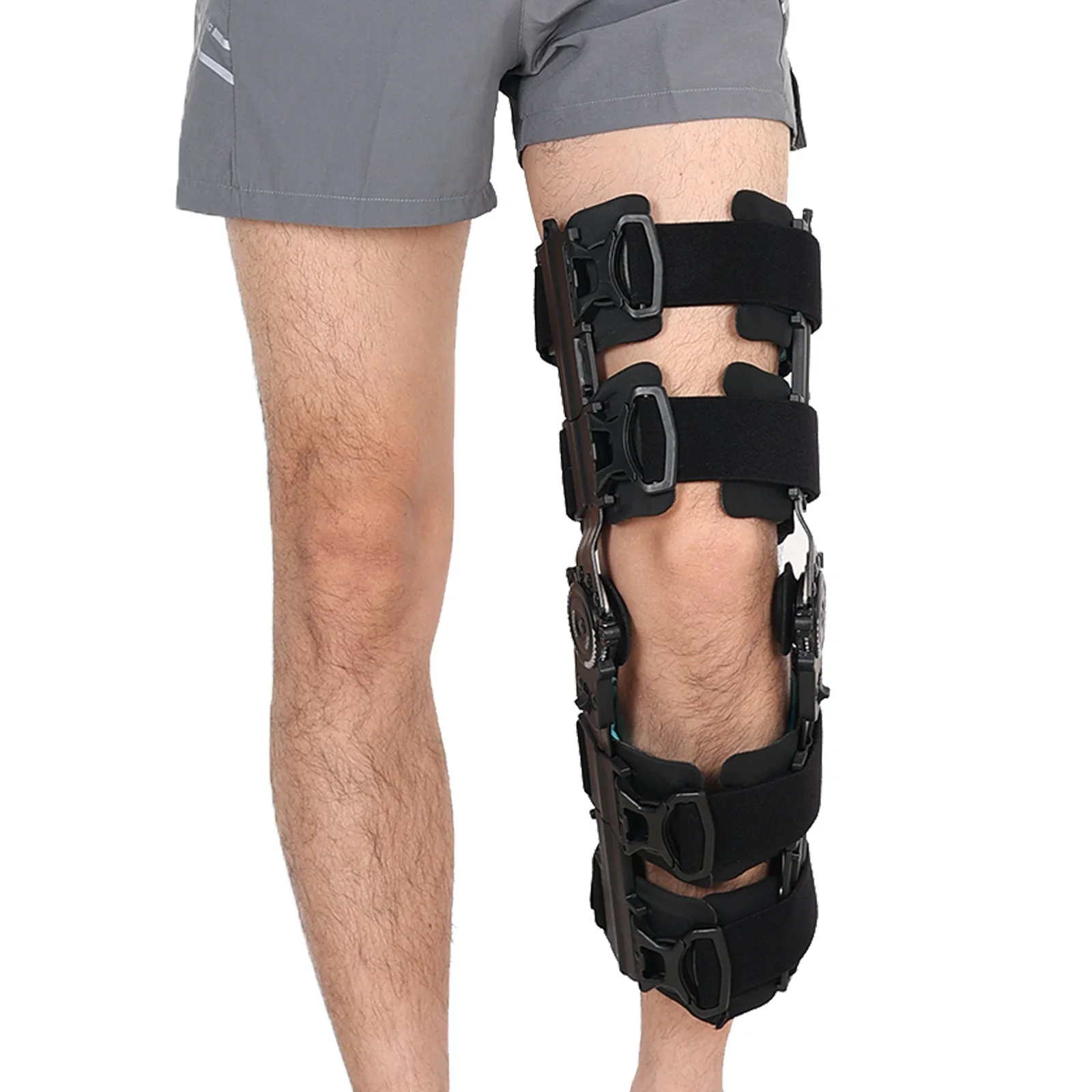 

Ligament Injury Knee Brace – Adjustable ROM Hinged Immobilizer for Arthritis Pain Support – Post Op Recovery,Unisex
