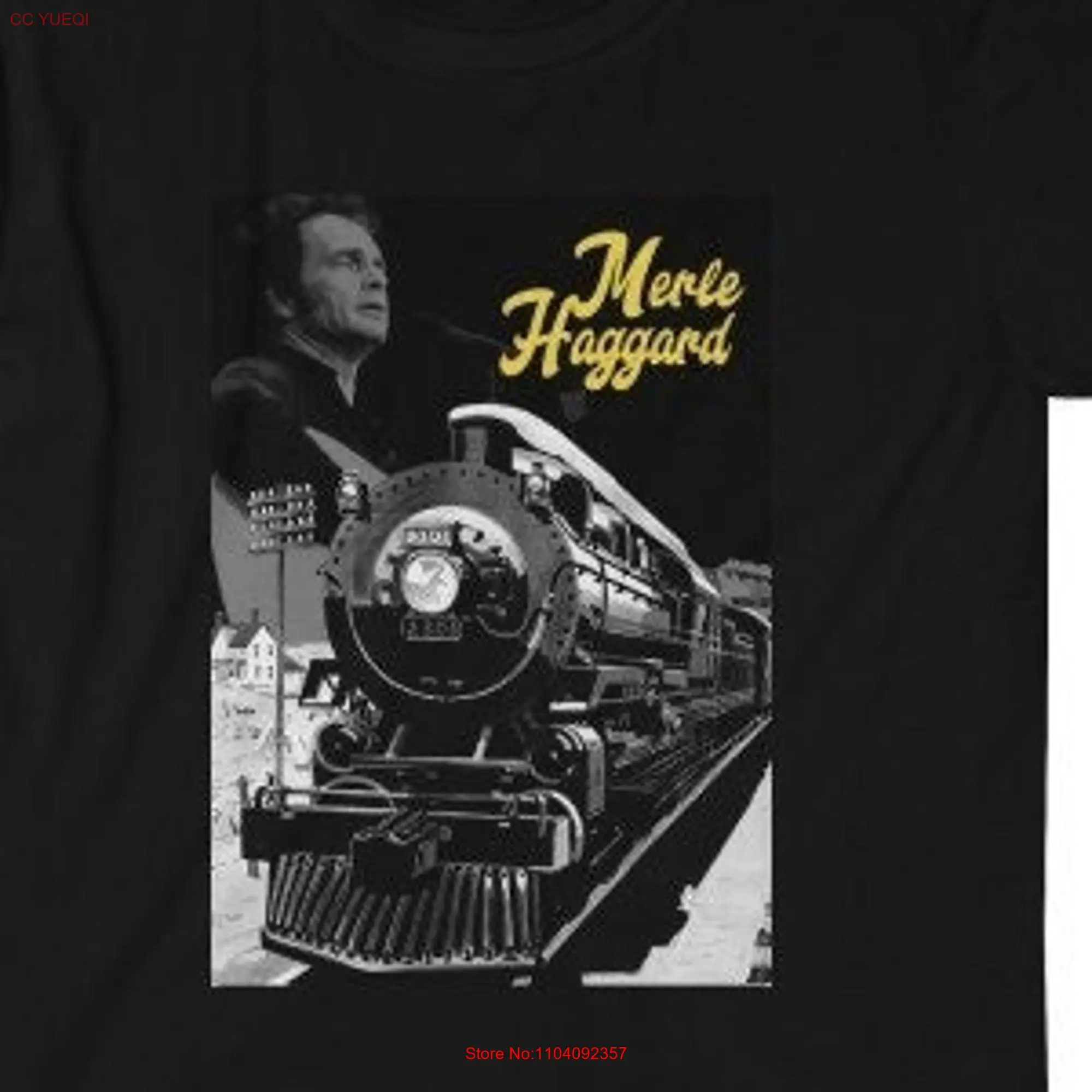 Merle Haggard Mama Tried Train T Shirt long or short sleeves