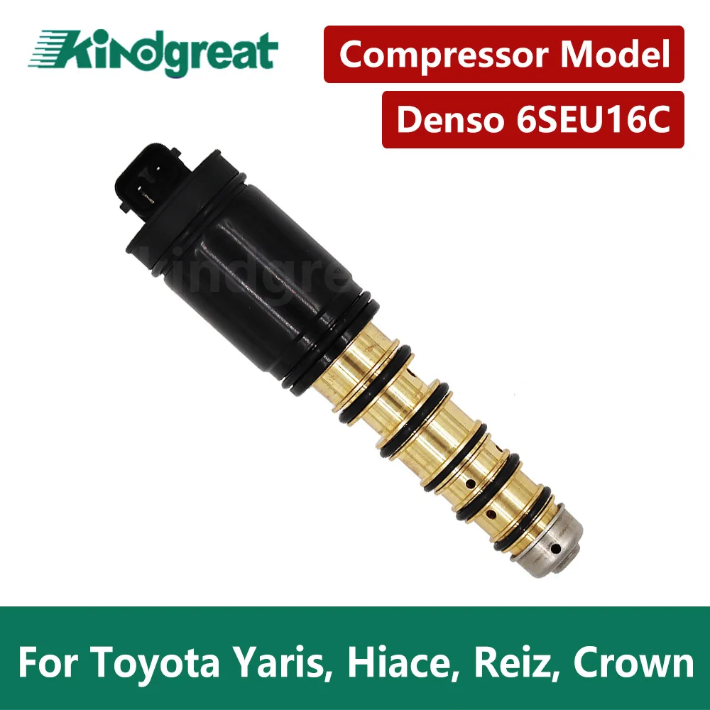 119mm DENSO 6SEU16C AC A/C Air Conditioning Compressor Control Valve for Toyota Yaris Hiace Reiz Crown