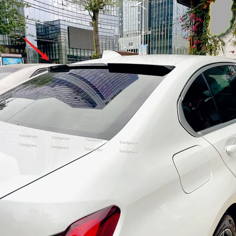 

V Style ABS Plastic Rear Window Roof Spoiler Wing For BMW G20 NEW 3 Series 2019 2020 2021 2022 2023 2024 320i 320D