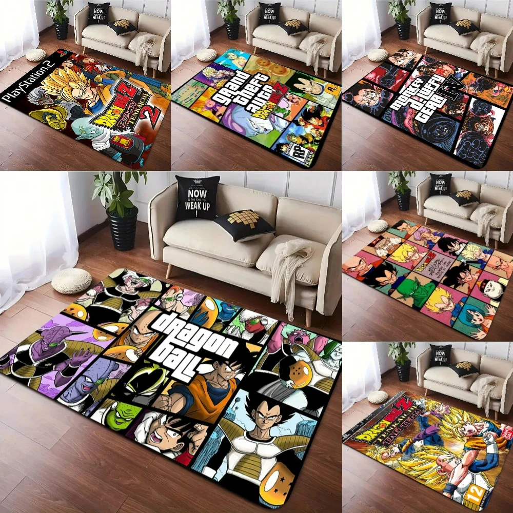 MINISO Goku Super Saiyan Design tapis pour salon décor chambre d-dragon-ball Z inspiré tapis de jeu Fan cadeaux grotte d'homme