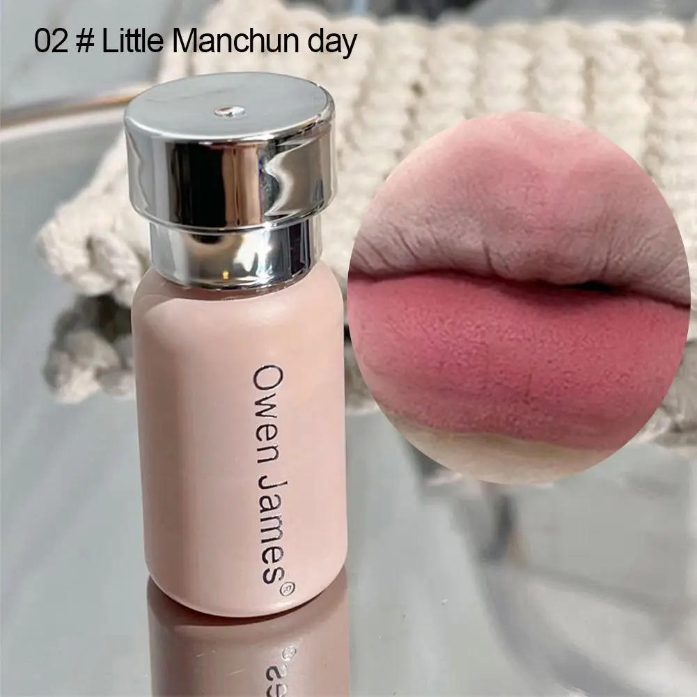 Zachte Mist Mousse Lip Glazuur Fluweel Matte Lippenstift Met Cosmetica Gemakkelijk Niet Lippenstift Plakkerige Make-Up H2t1