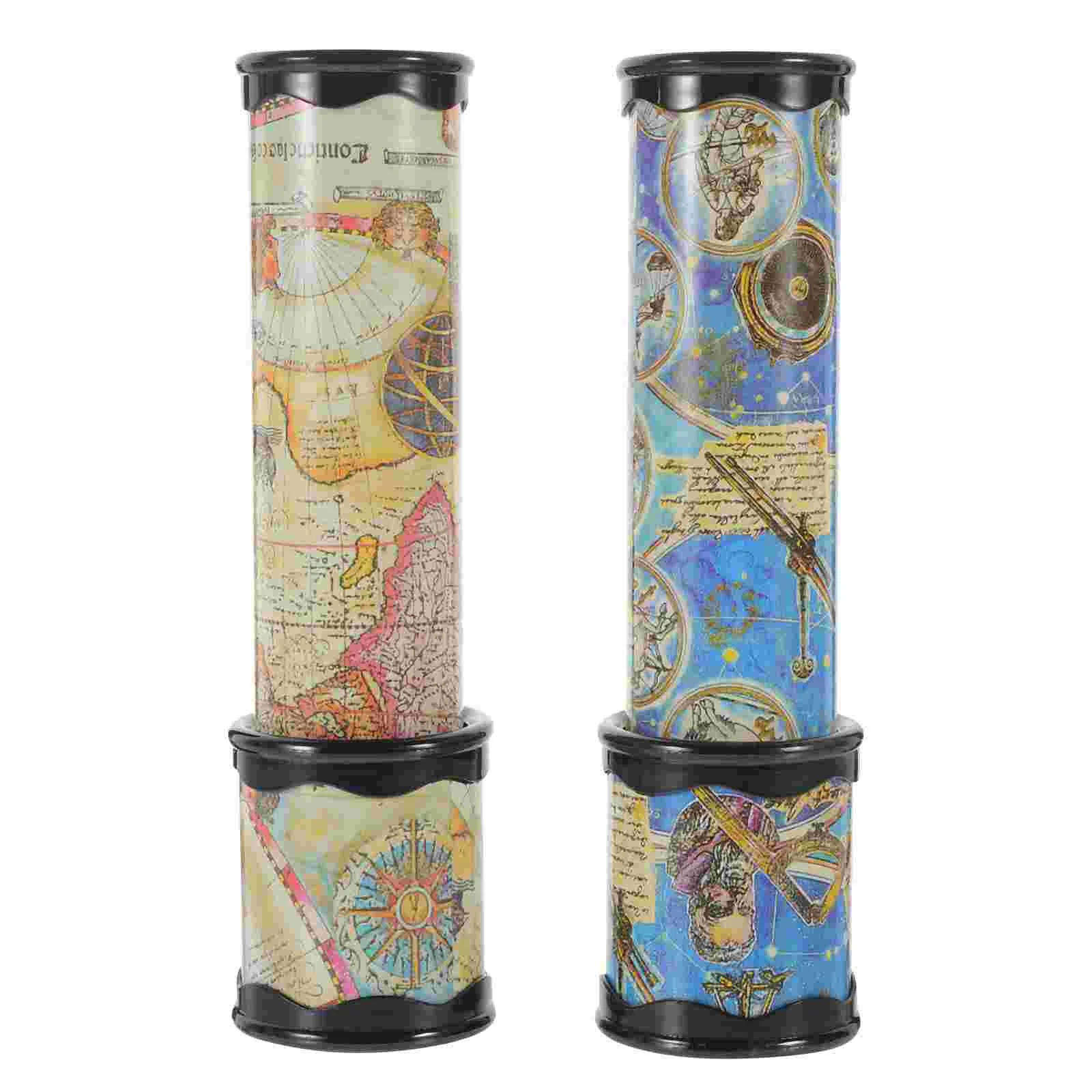 2 Pcs Kaleidoscope for Kids Toy Children Kaleidoscopes Old Fashioned Ever-changing