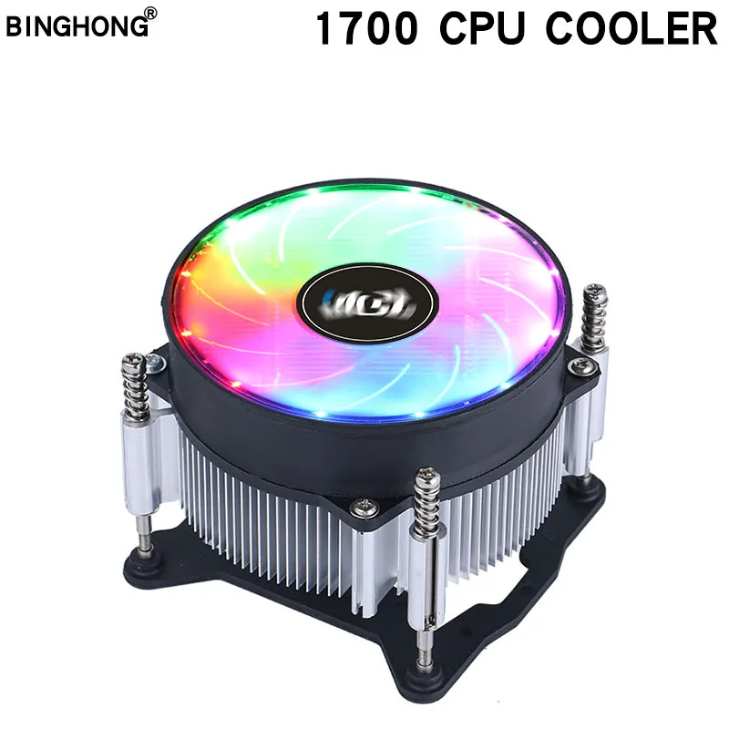 

screw copper core 4pin PWM mute 90MM fan cpu radiator 1700 motherboard computer CPU fan 12th generation motherboard cpu cooler