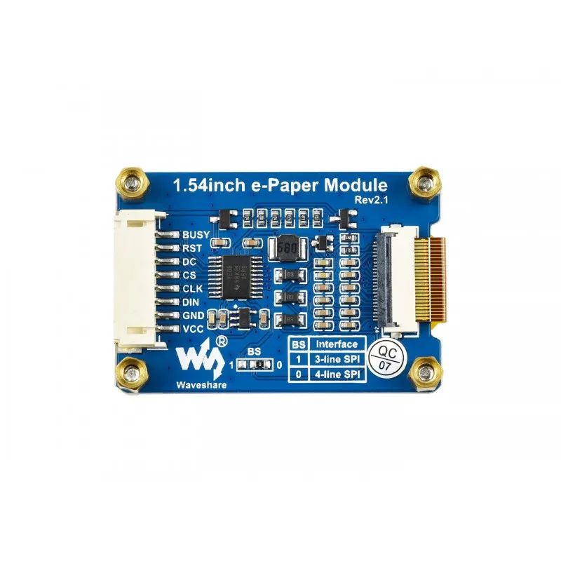 200X200, 1.54Inch E-Ink Weergavemodule, Drie Kleuren, 1.54Inch E-Papier Module (B)