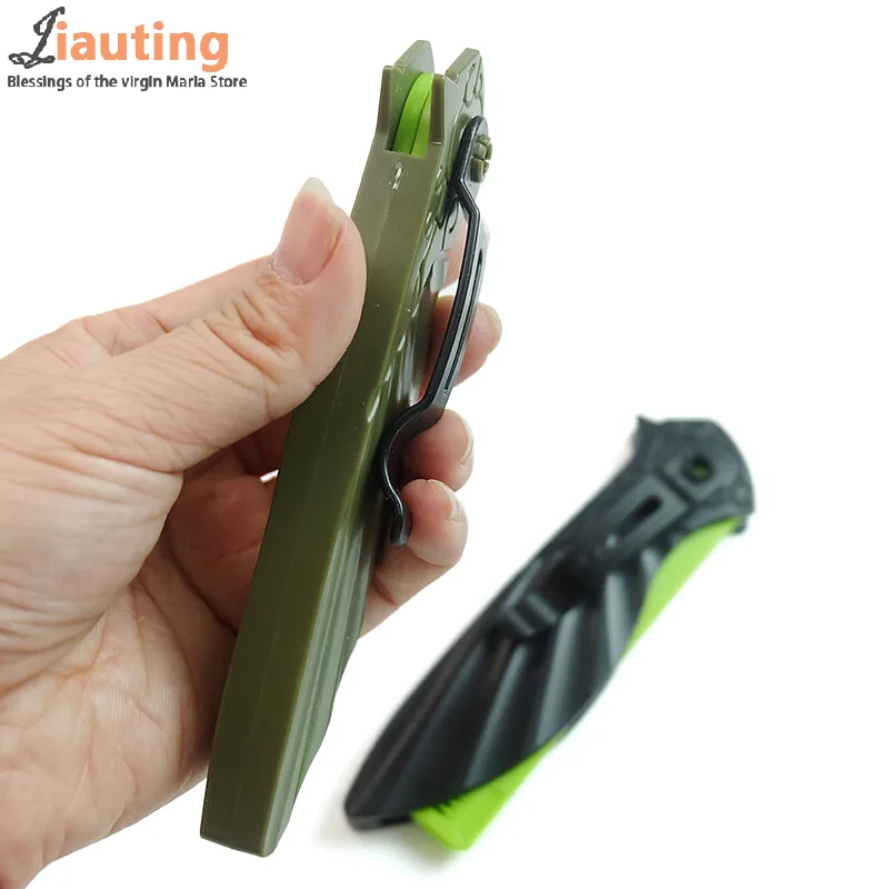 2 في 1 متعددة الوظائف المحمولة البلاستيك للطي جيب أمشاط الحلاق الرجال النفط رئيس اللحية أمشاط تصفيف الشعر أمشاط واسعة الأسنان #2