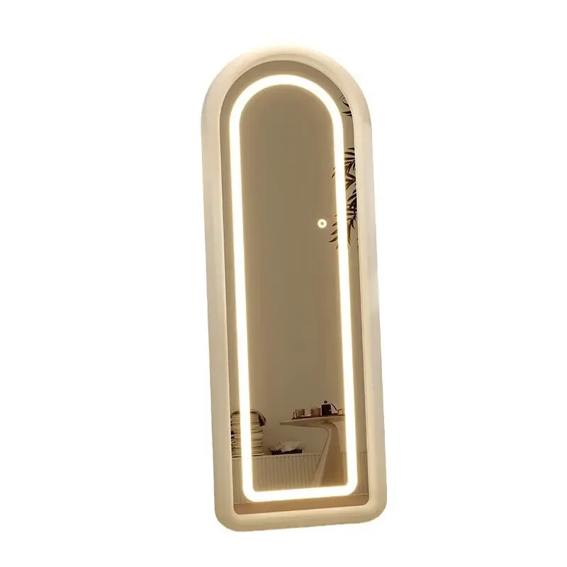Full-body mirror, makeup arched mirror, dressing, wall-mounted clothing store, irregular