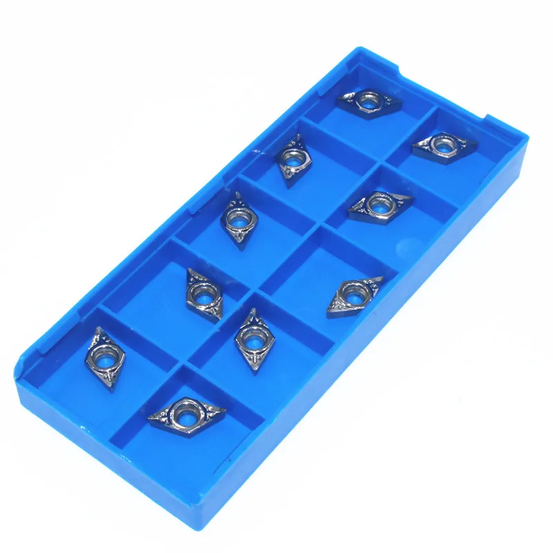 free shipping DCGT070202/04/08-AK H01 Internal turning tools Carbide inserts Machining non-ferrous metals (aluminum copper)