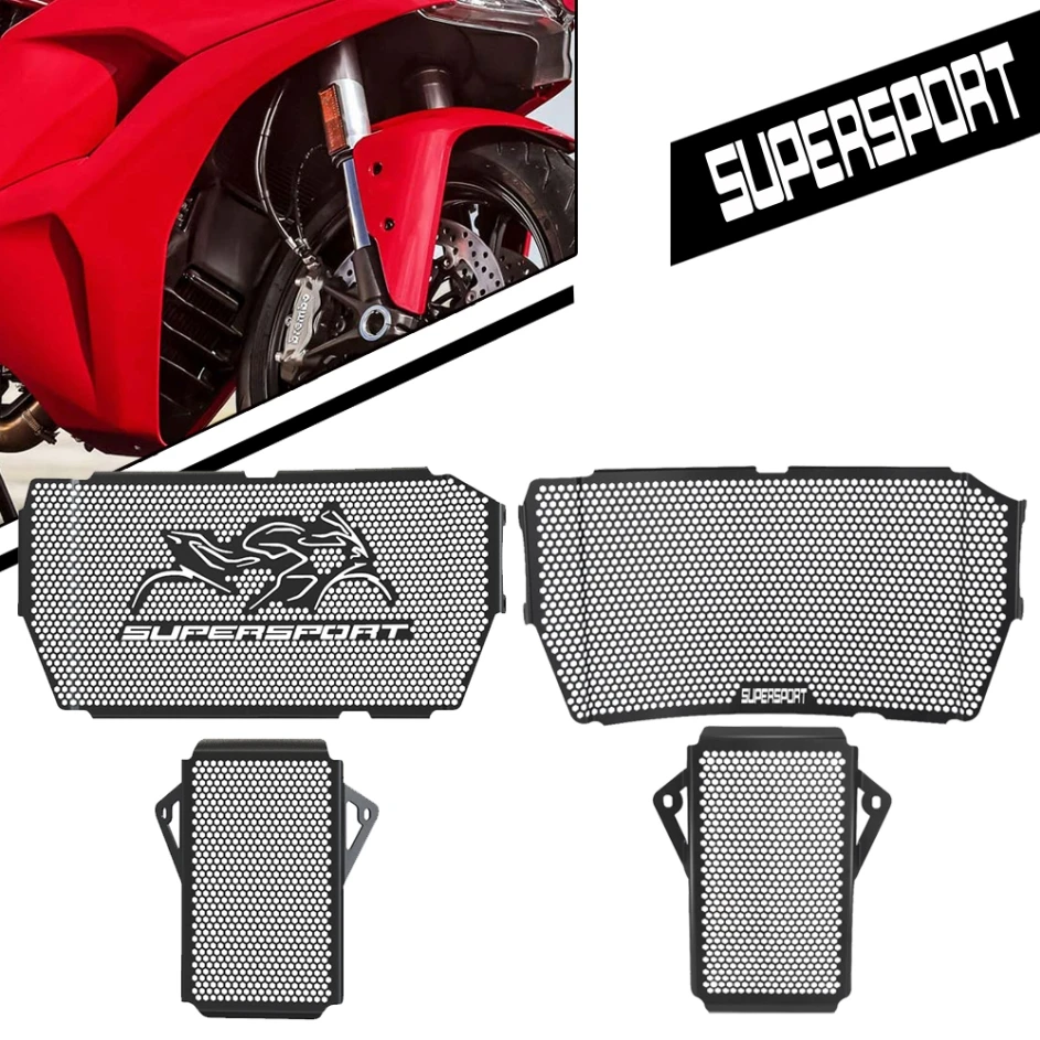 

Защитная крышка радиатора для мотоцикла SuperSport 950/S 2021-2024 2023 для Ducati SUPERSPORT 939/939S Supersport/ S 2017-2021