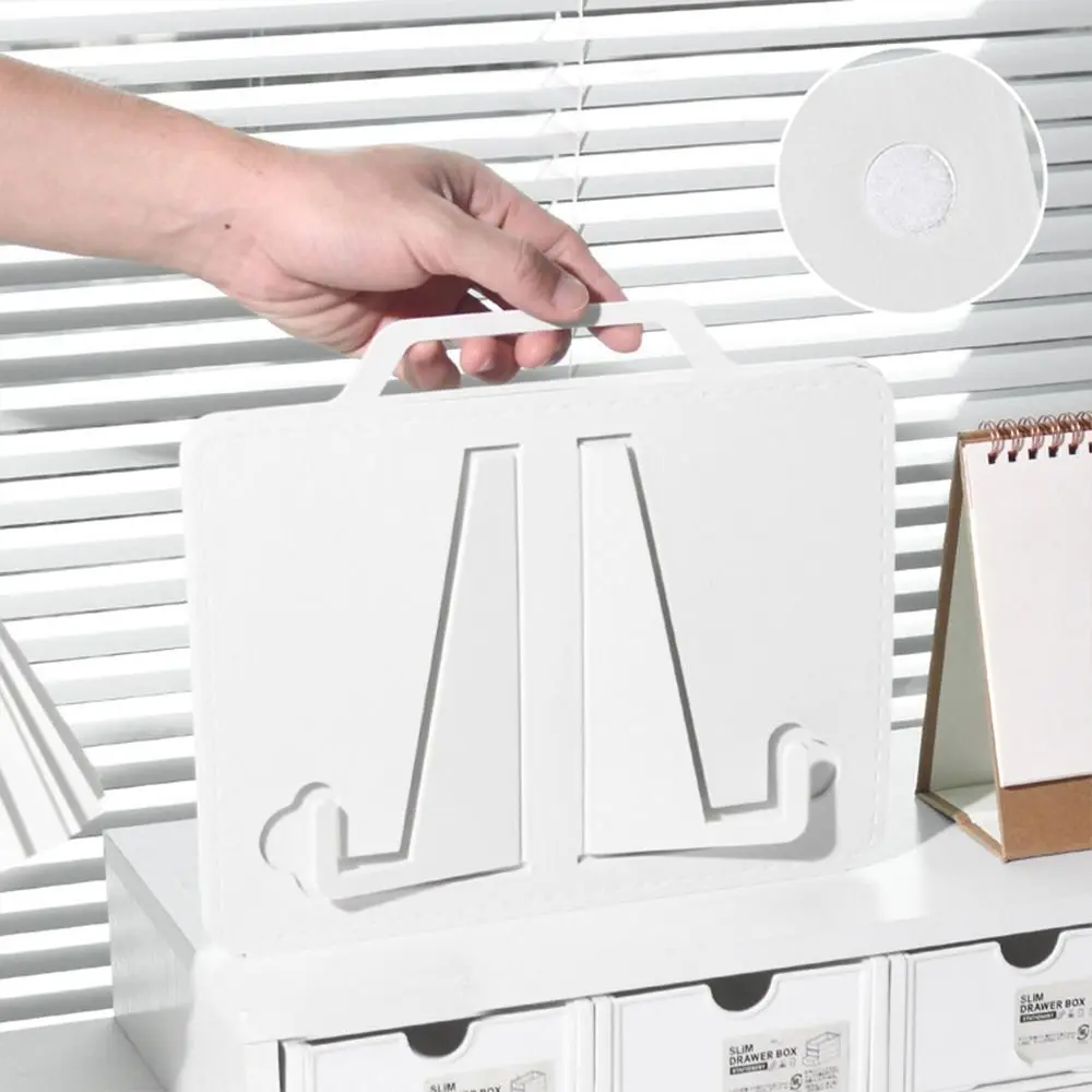 رف قراءة محمول متعدد الوظائف، وصفة الموسيقى، حامل كتب مكتبي قابل للطي، منظم رف الكتب