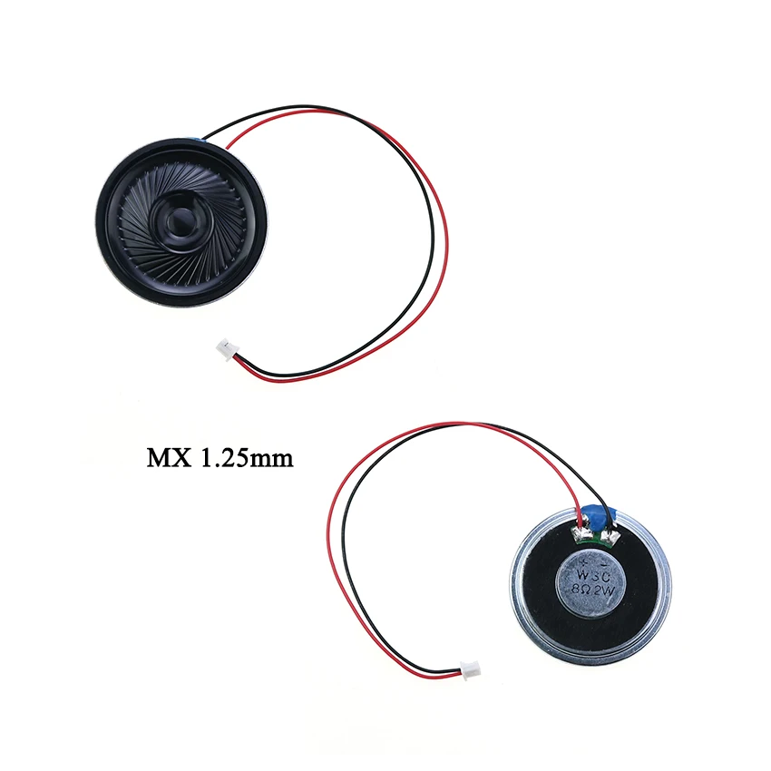 YuXi 8R 2W 40mm Diameter Speaker 8 Ohms 2 Watt 40*5.0mm Ultra-thin Horn Loudspeaker With MX 1.25mm XH 2.54mm Dupont Terminal
