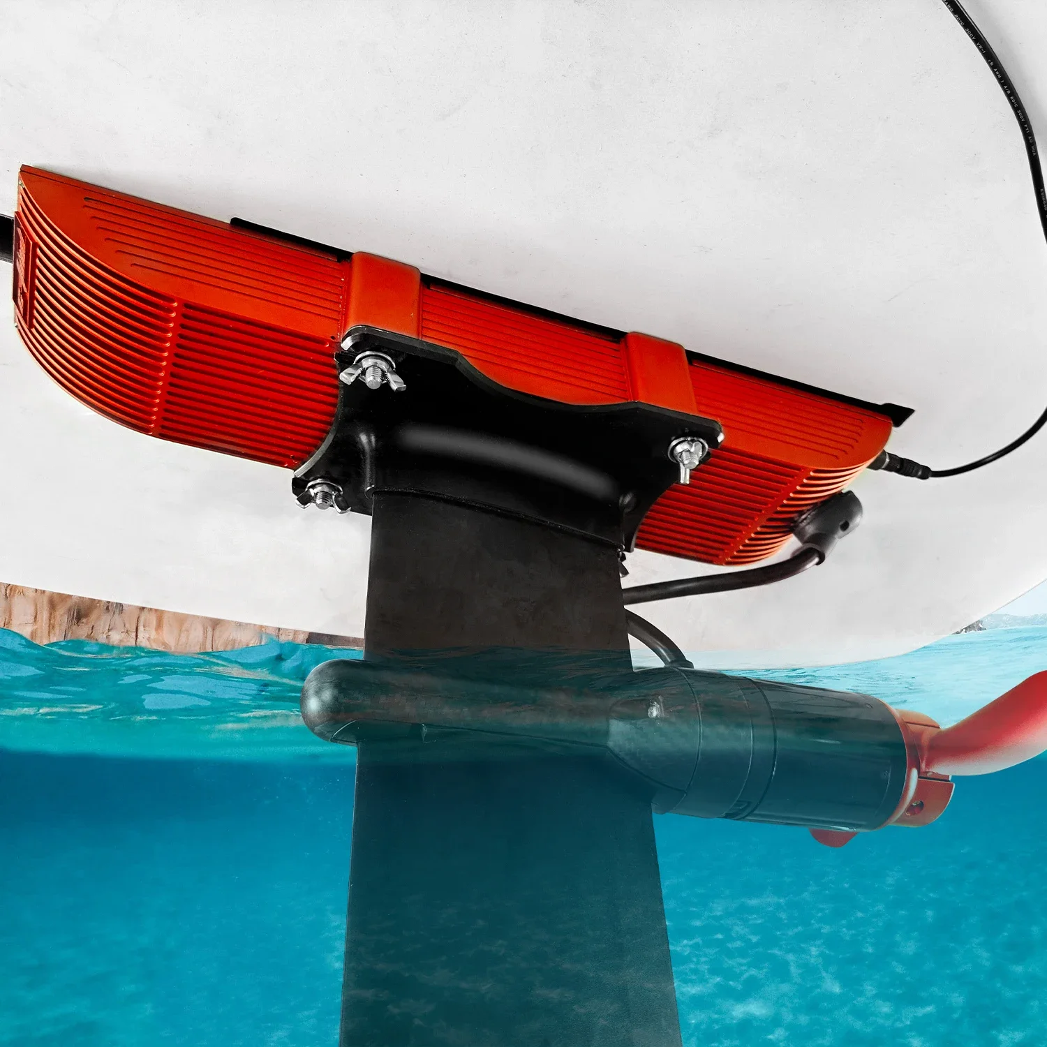 Aluminium Alloy 48W Electric Thruster Motor Hydrofoil Surf Board Booster SUP Thruster Foil Drive For Kids Water Sports Surfing