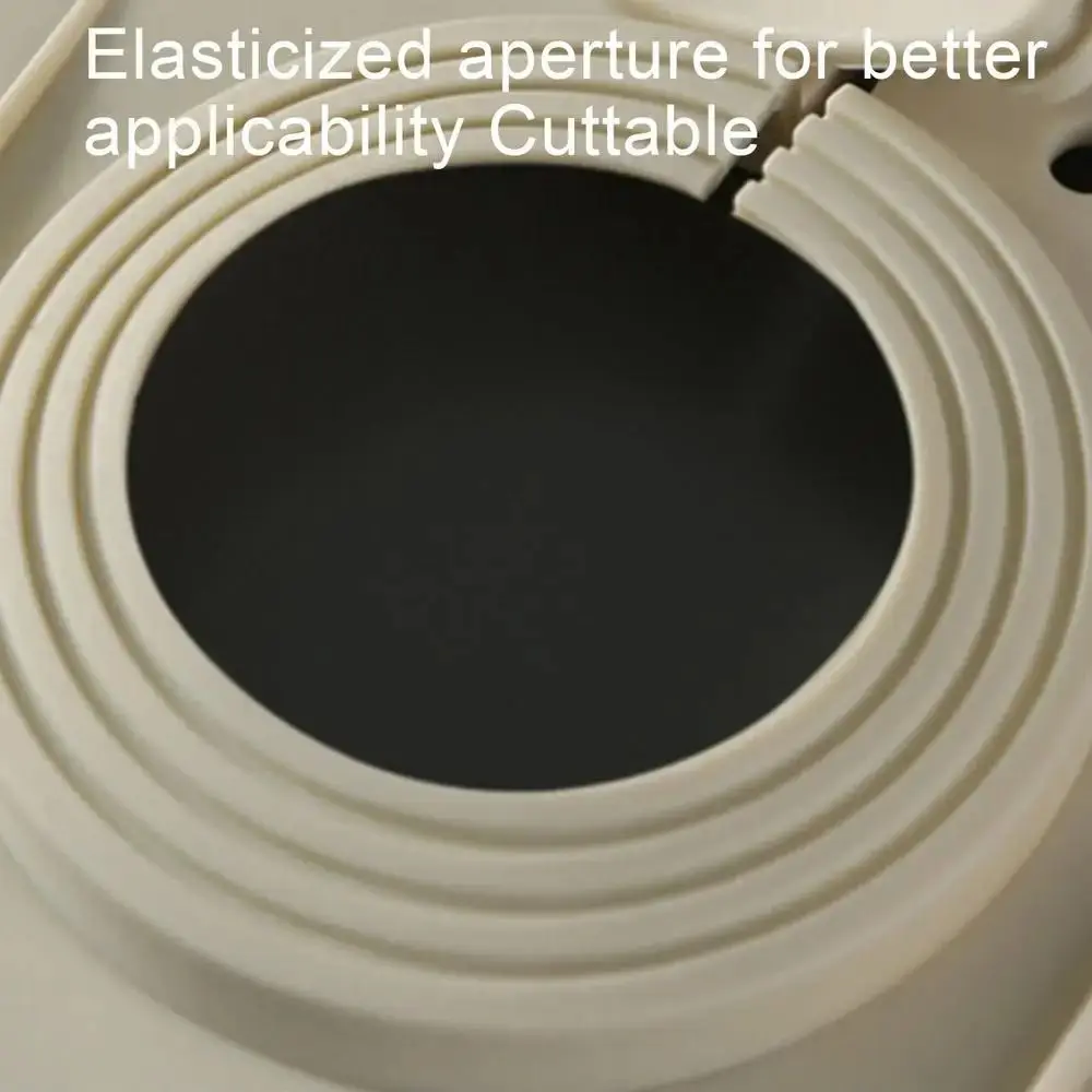 

Quick Dry Faucet Splash Pad Slope Design Foldable Silicone Water-draining Mat Soft Surface Cuttable Sink Draining Tray