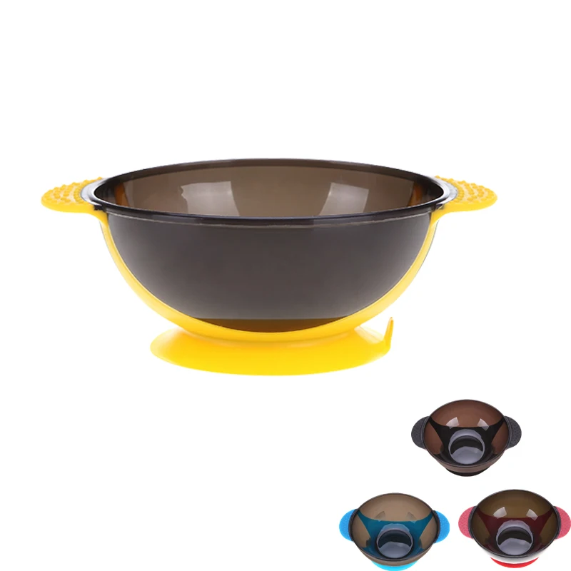Suction Bowl\\Hair Color Mixer Hair Dye Hair Treatment Mixing Bowl Silicone Hair Dye Bowl Binaural Bowl Hair Salon Beauty Tool