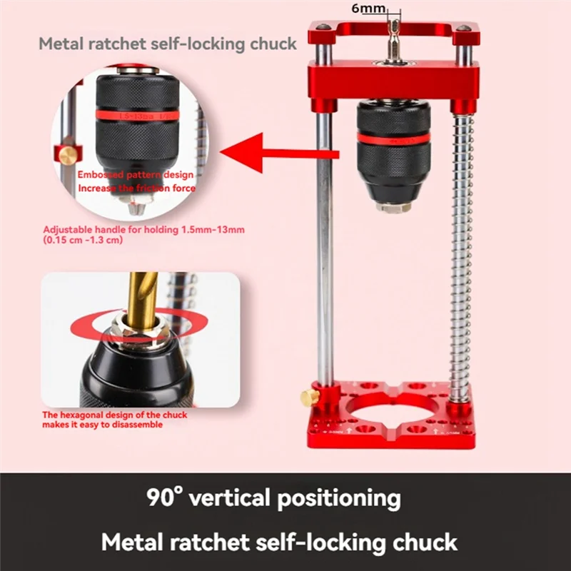 

Fresh Fixing Bracket For Handheld Electric Drill Holder Bench 35Mm Hinge Hole Locator Hand Drill