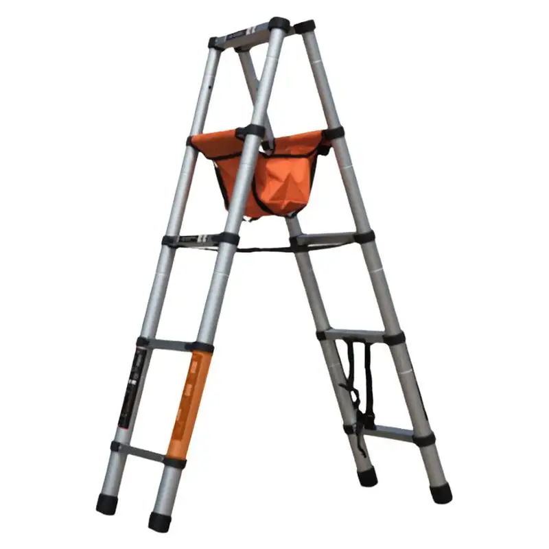 

Home Ladder Multi-Position Aluminum Step Ladders Telescoping Compact Ladder For Garden Laundry Room And Household