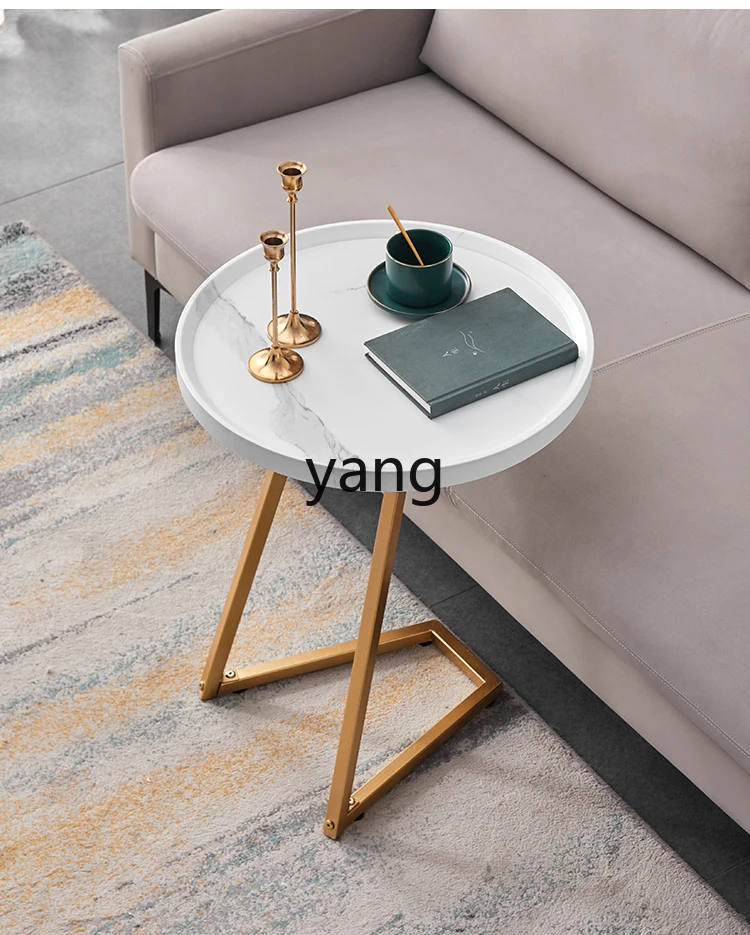 CX light luxury sofa side few household small round few modern simple hotel B & B flower few
