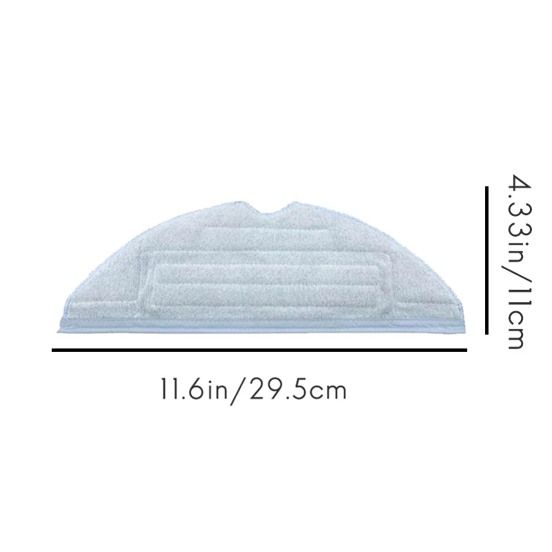 Roborock S7/T7/T7 Plus용 교체 걸레 청소 천, 로봇 진공 청소기 예비 부품, 12 개