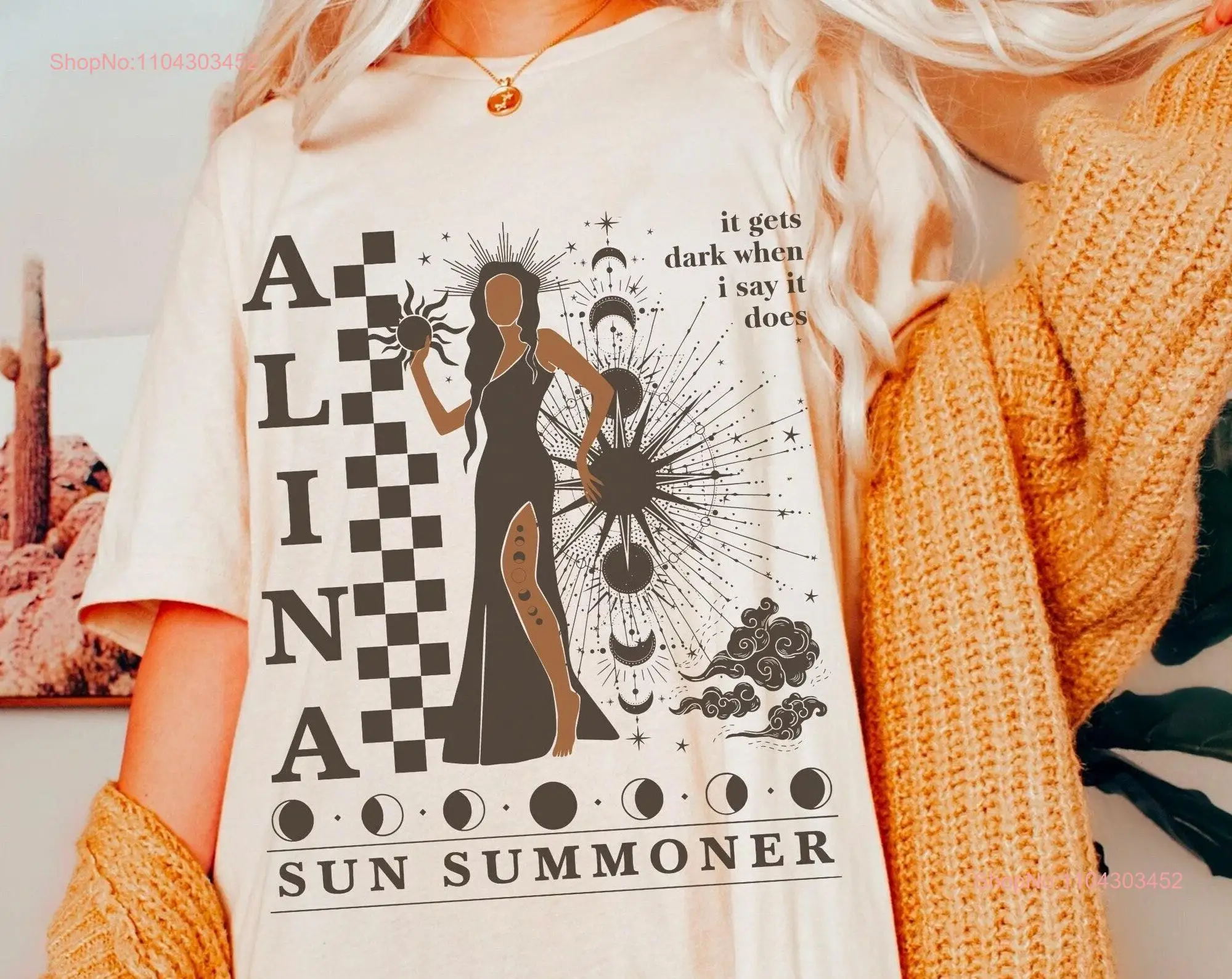 Футболка Sun Summoner COMFORT COLORS Алина Старкова Bookish Merch Shadow and Bone Grishaverse The Darkling Lantsov Leigh Bardugo