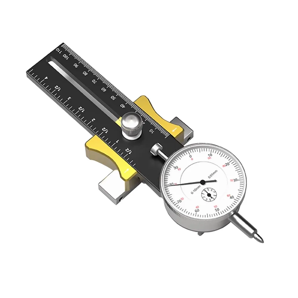 Aluminum Alloy Woodworking Table Saw Dial Indicator Saw Blade Parallelism Correction Adjustable Alignment Gauge With Align Tools