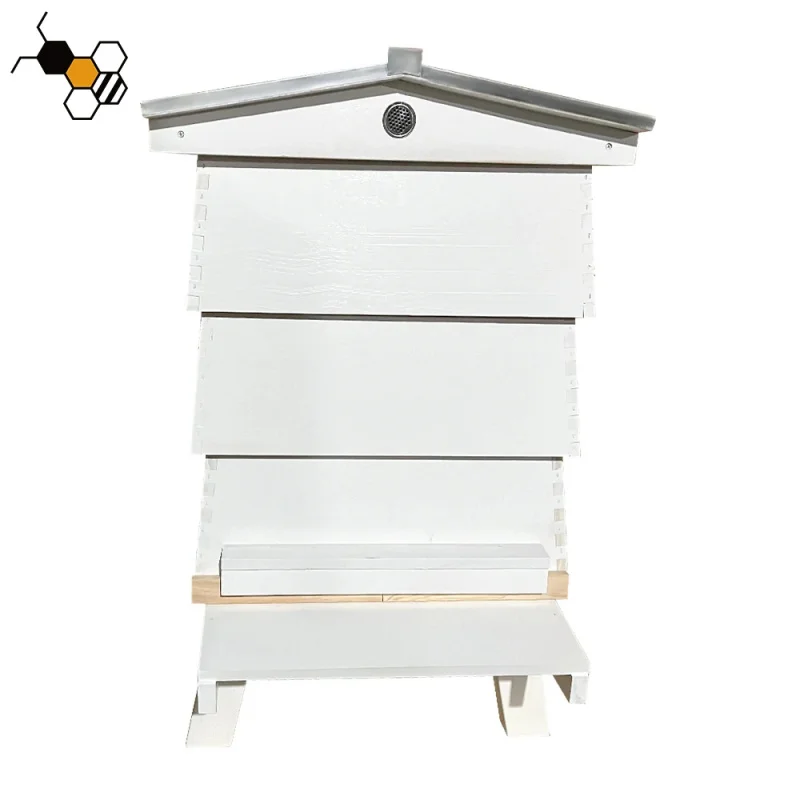 Hot Selling WBC Pine Wood Hive British National Beekeeping Equipment For Bee Farms New Condition