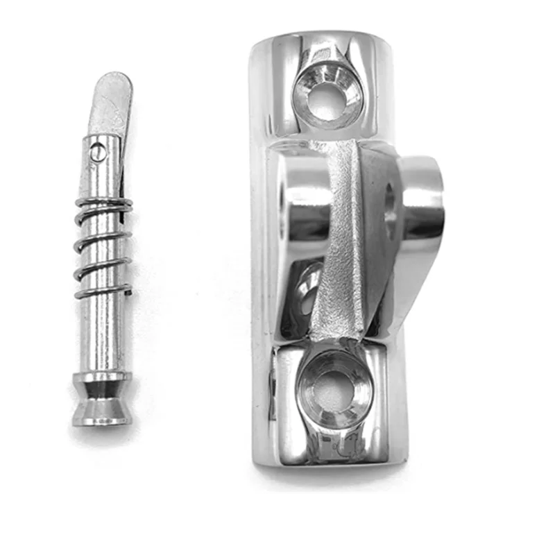 Alastin 90° Boat Bimini Top Deck Hinge with Quick Release Pin 316 Stainless Steel Yacht Accessories Marine Hardware