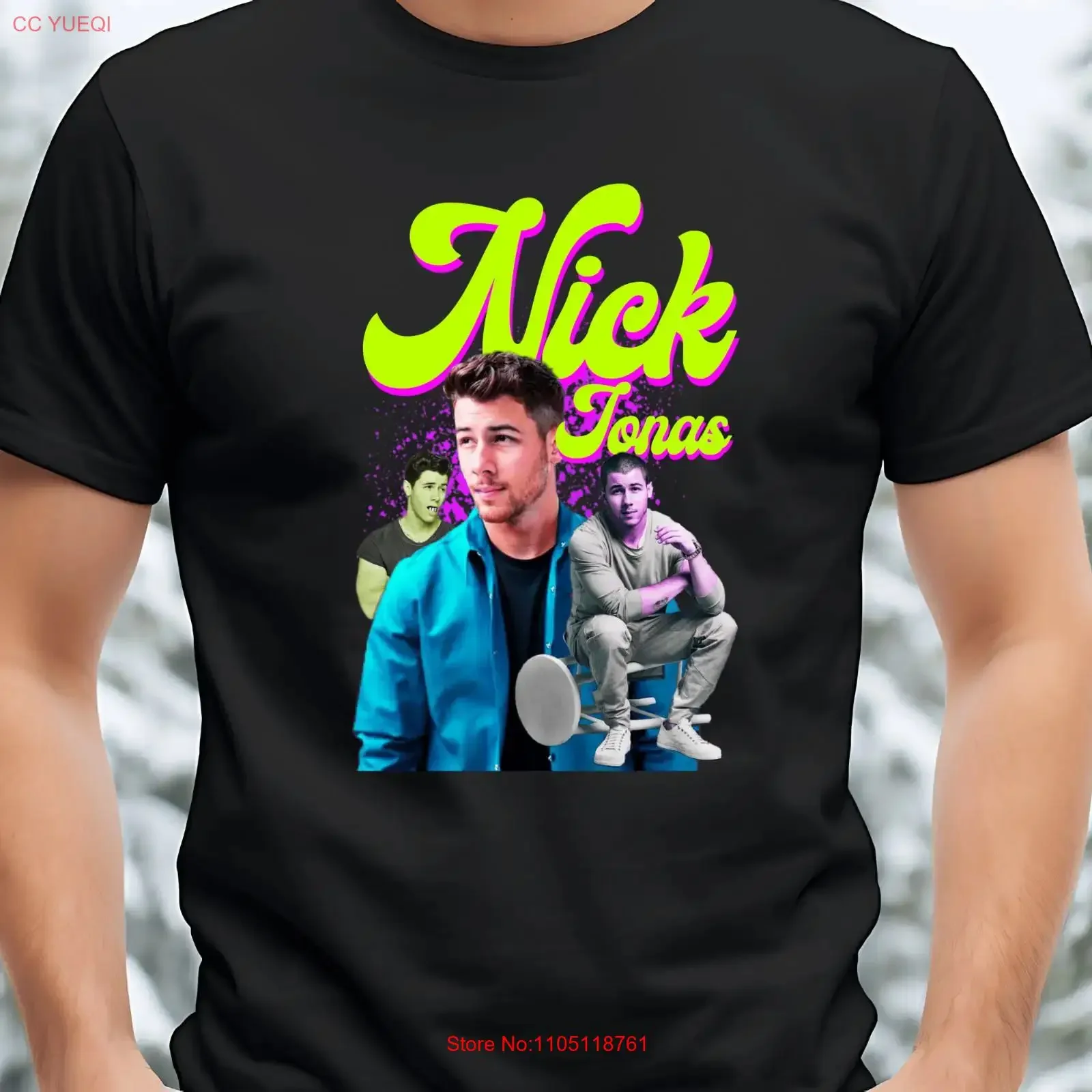 Nick Jonas Fan T shirt Concert Various seizes and colours vintage Washed Unisex Soft Breathable Versatile Comfortable