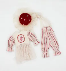 2026 Dula Doll Clothes Dress Mushroom embroidery spliced mesh main skirt Blythe Qbaby ob24 ob22 Azone Licca ICY JerryB 1/6  Doll
