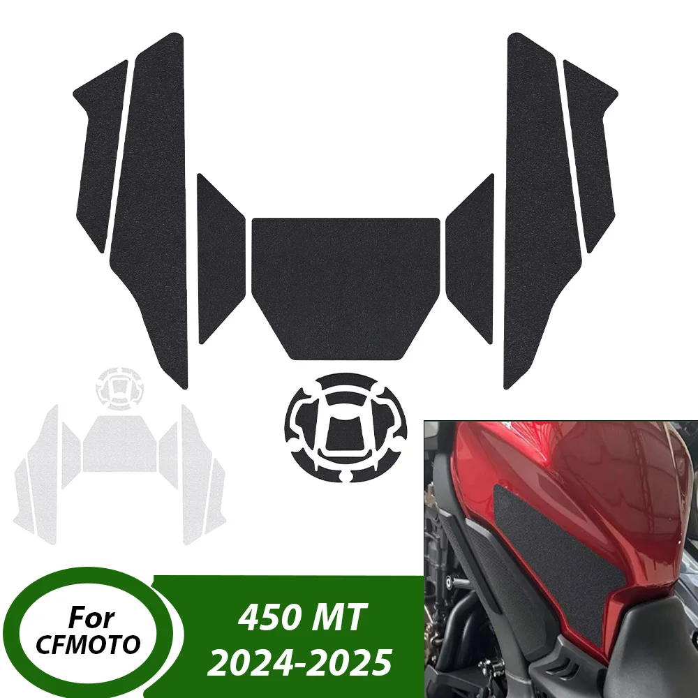 

﻿ For CFMOTO 450MT 2024-2025 Fuel Tank Pad Accessories Motorcycle Knee Grip Decals Fuel Oil Anti-slip Protect Sticker