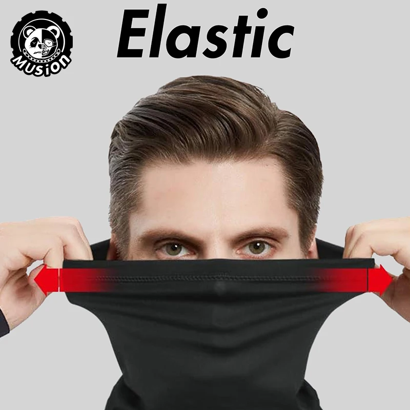 Musion cosido antipolvo UV Bandana pañuelo para la cabeza máscara facial diadema