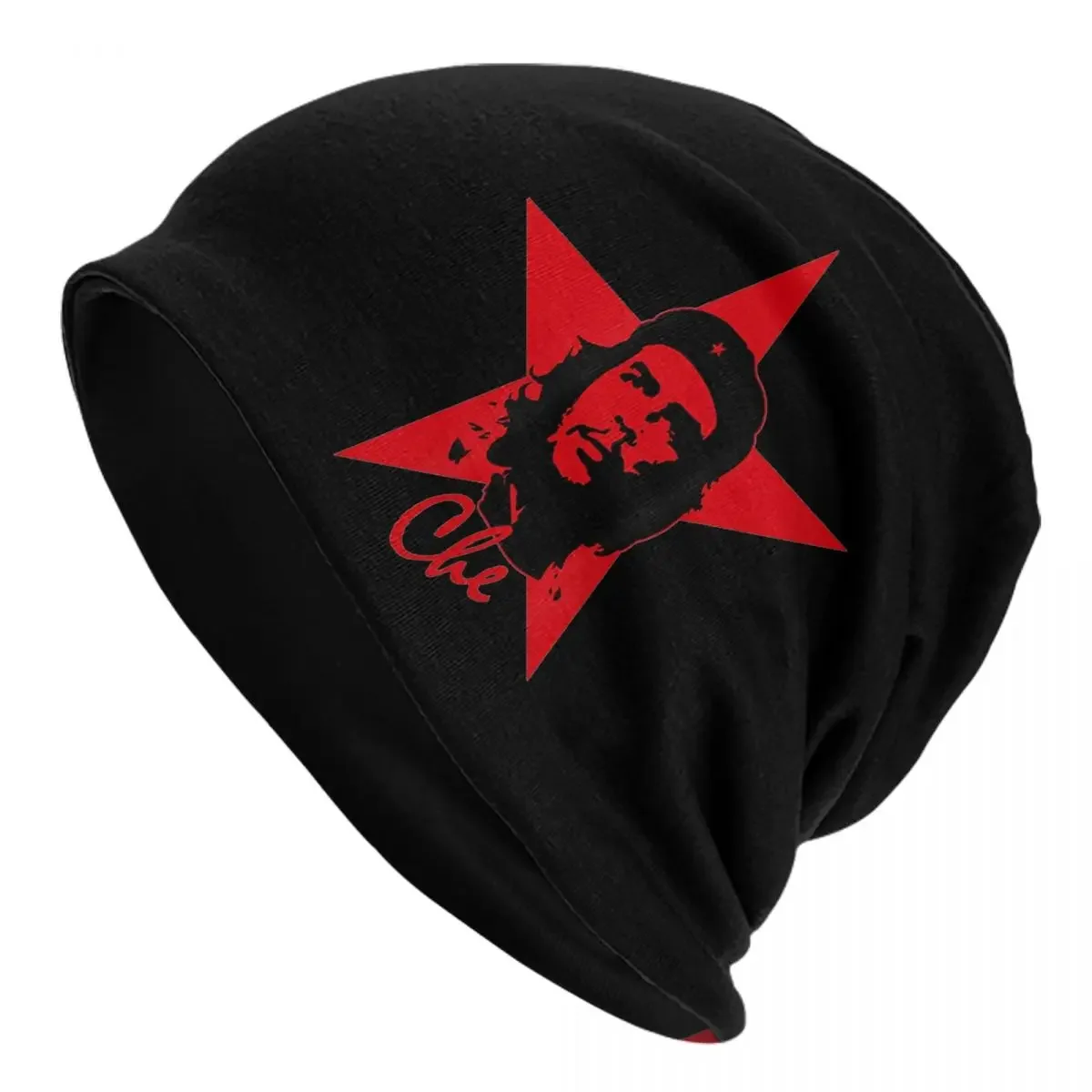 Che Guevara Bonnet Hats Knit Hat Autumn Winter Cuba Viva La Revolucion Skullies Beanies Hat Men's Women's Warm Head Wrap Caps